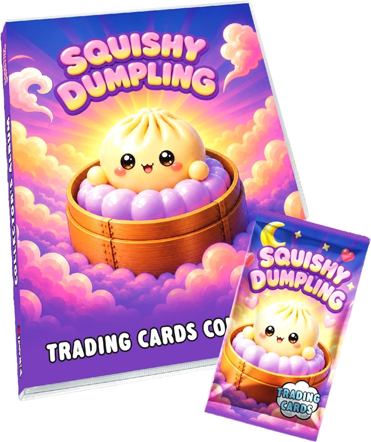 Squishy Dumpling Official Folder with 1 Card Bag Included