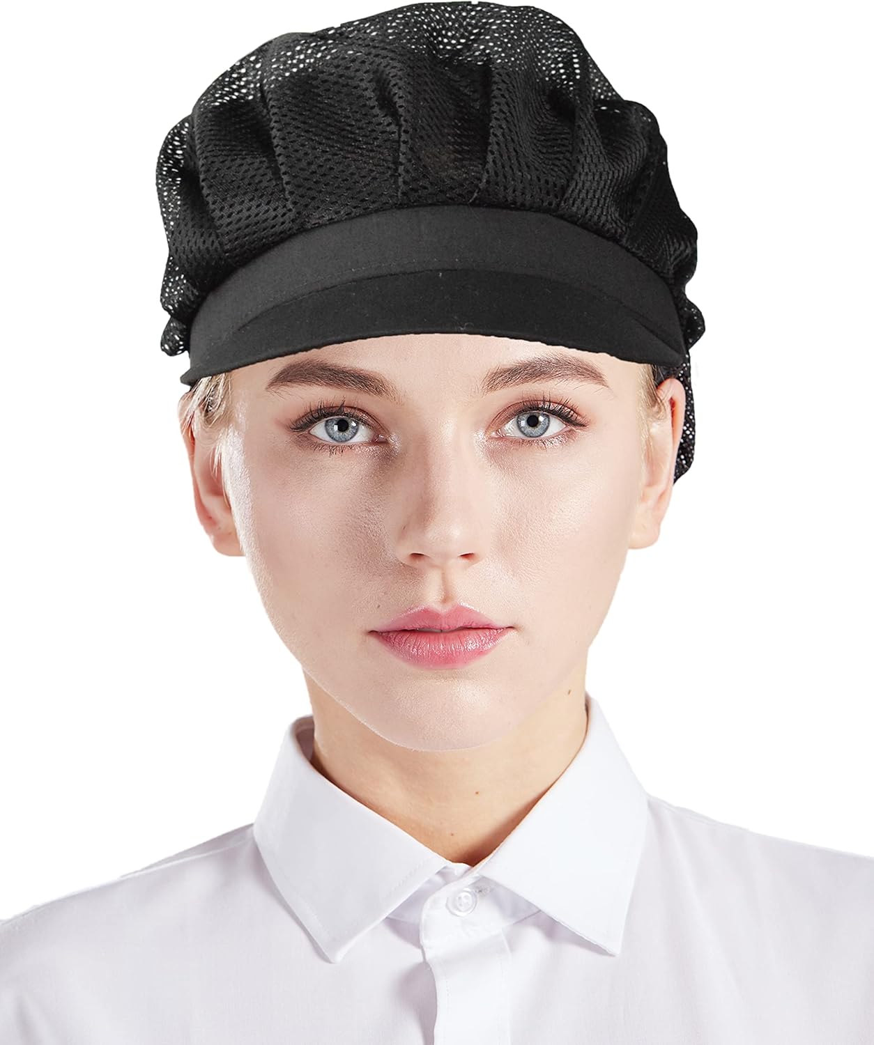 Nanxson 3pcs Chef Hat Kitchen Cooking Chef Cap Food Service Hair Nets for Women CF9062 - Image 6