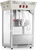 Vista 9 de Olde Midway Máquina Fabricadora de Palomitas de Maíz Estilo Cine con Hervidor de 8 Onzas - Negro, Estilo Vintage para Encimera