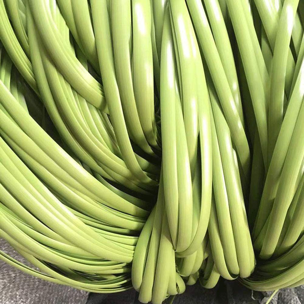 NURUGURE Plastic Rattan Wicker, PE Rattan Wicker Repair Material 3mm Weaving Strip for DIY Basket