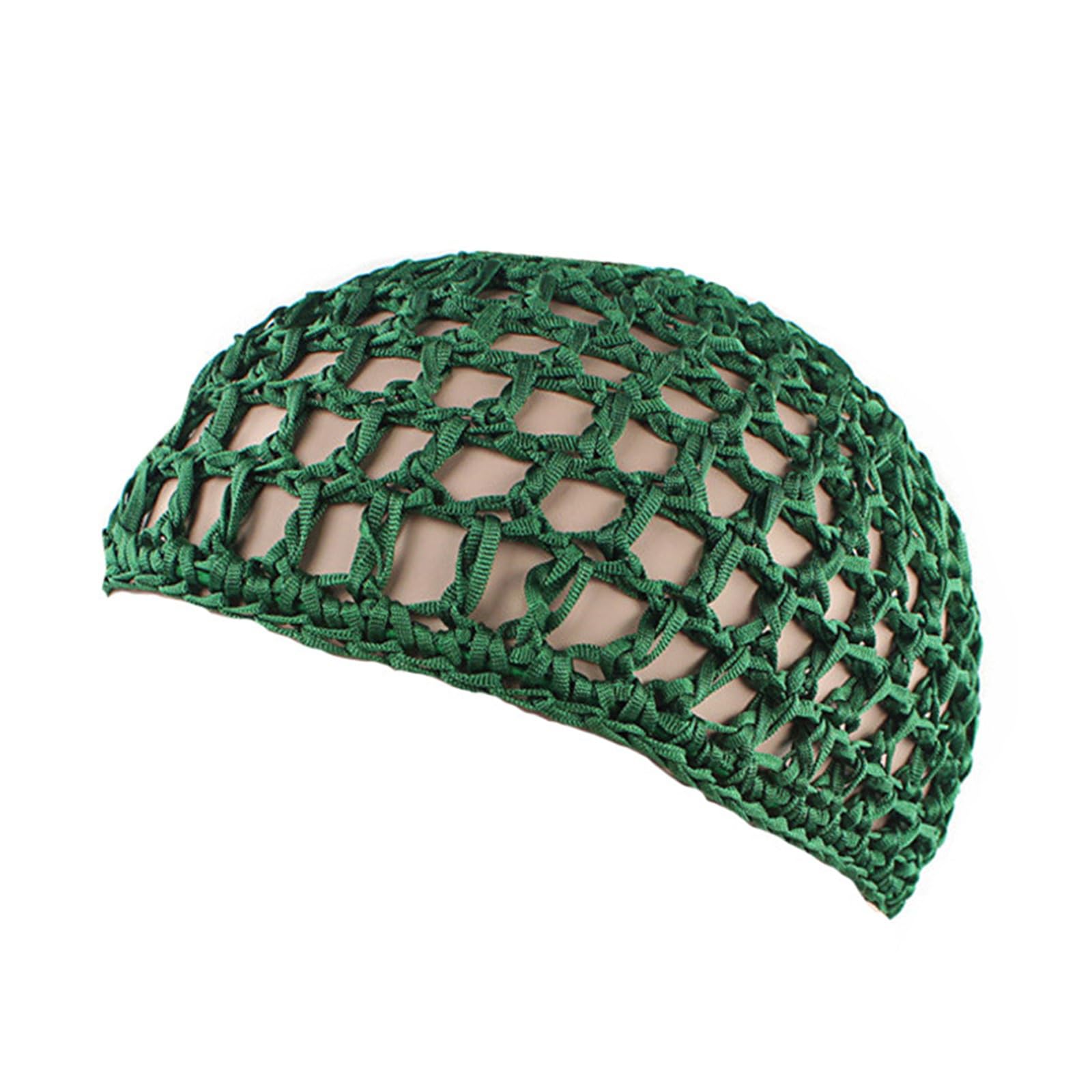 Pullover Hat Crochet Head Cover Hollow Hat Forehead Hair Jewelry Hairwear for Music Festival Handwoven