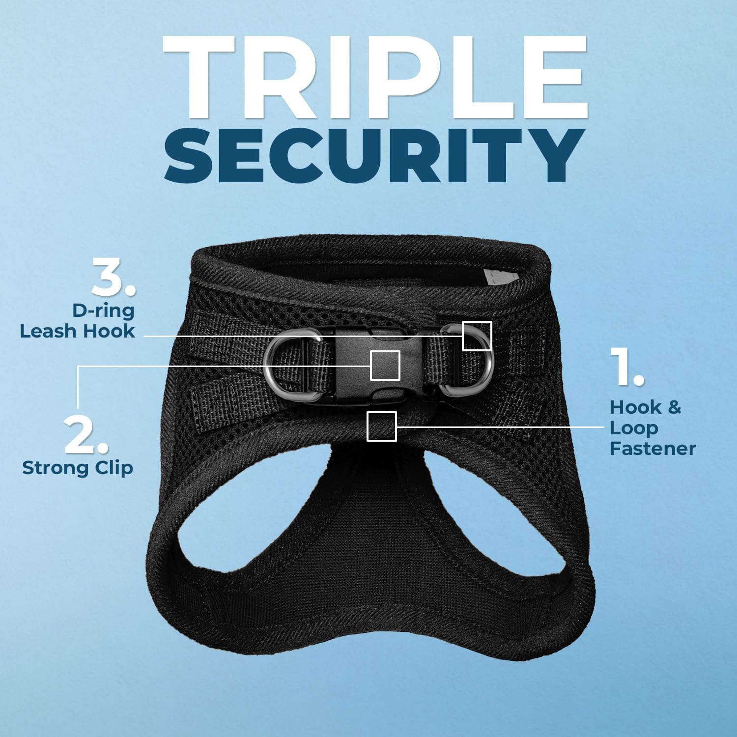 Voyager Step-in Air Cat Leash Harness Set, All Weather Mesh - Image 3