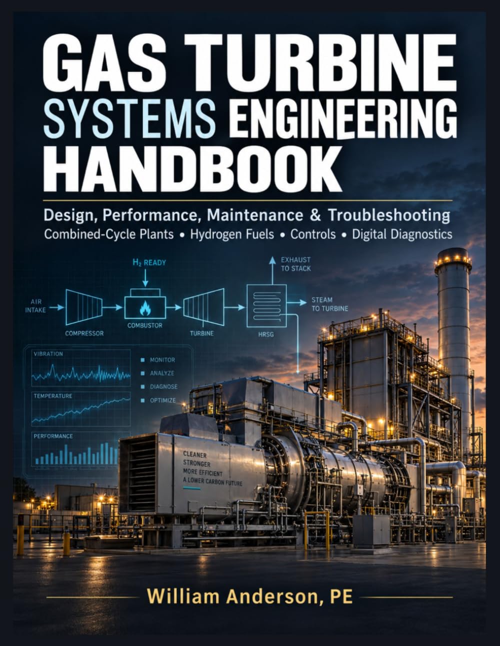 Gas Turbine Systems Engineering Handbook: Design, Performance, Maintenance & Troubleshooting for Combined-Cycle Power Plants, Hydrogen Fuels, Controls and Digital Diagnostics