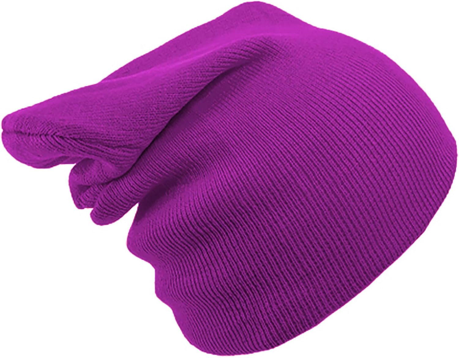 Unisex Kids Beanie Hat Boys Girls Winter Ski Skull Hat (Purple)