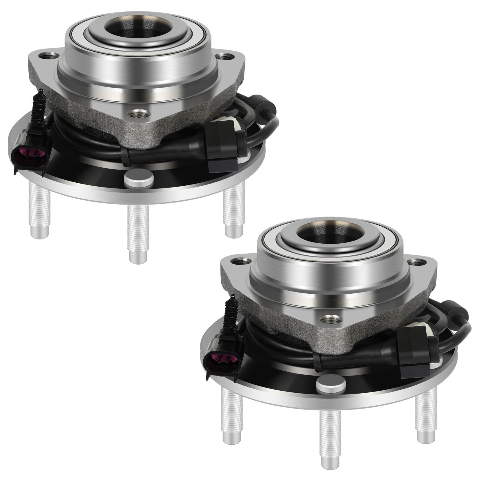 ECCPP 2PCS Wheel Hub Bearing fit for Buick Rainier Chevy Trailblazer EXT GMC Envoy XL XUV Isuzu Ascender Oldsmobile Bravada Saab 9-7x 02 03 04 05 06