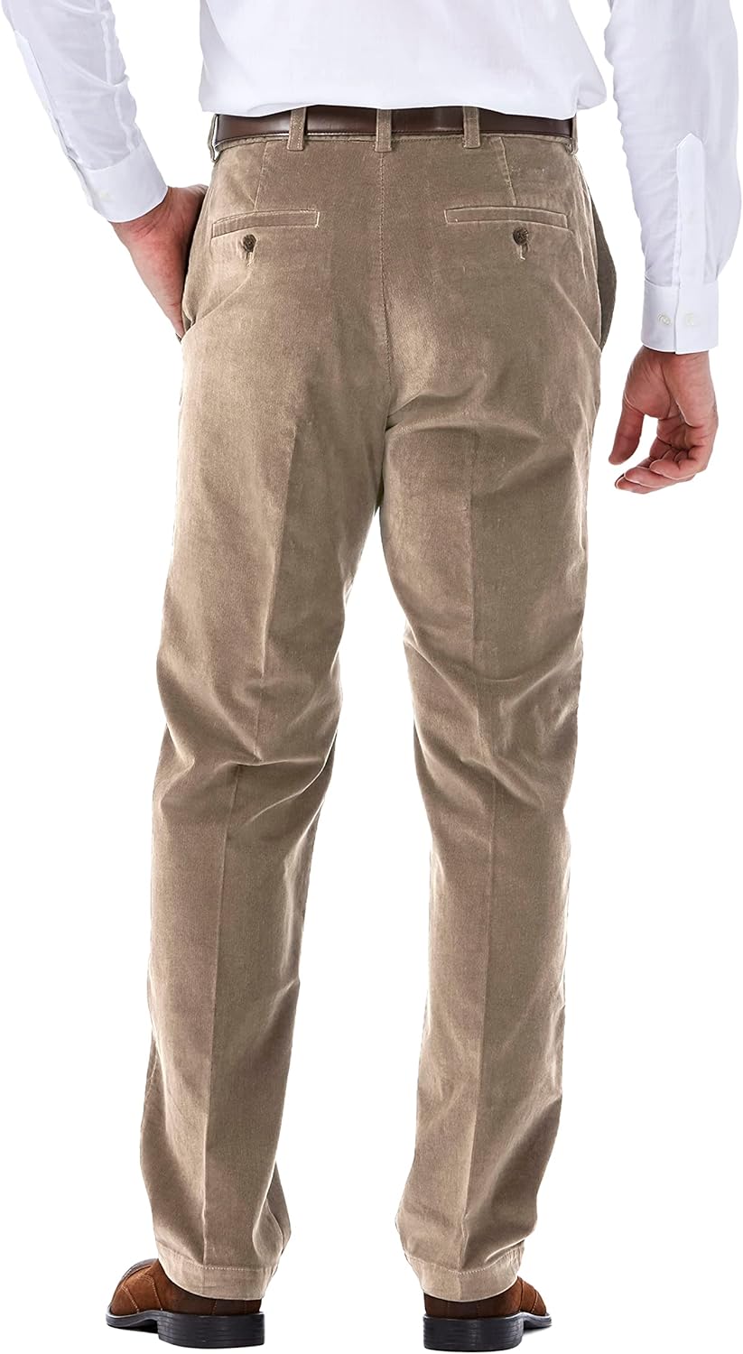 Haggar Men’s Premium Stretch Corduroy Classic Fit Pant - Image 2