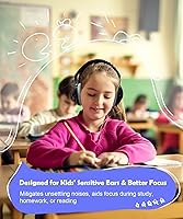 Vista 3 de PROHEAR 032 2.0 - Auriculares con cancelación de ruido para niños - Reducción de ruido de 25dB - Orejeras ajustables de protección sensorial