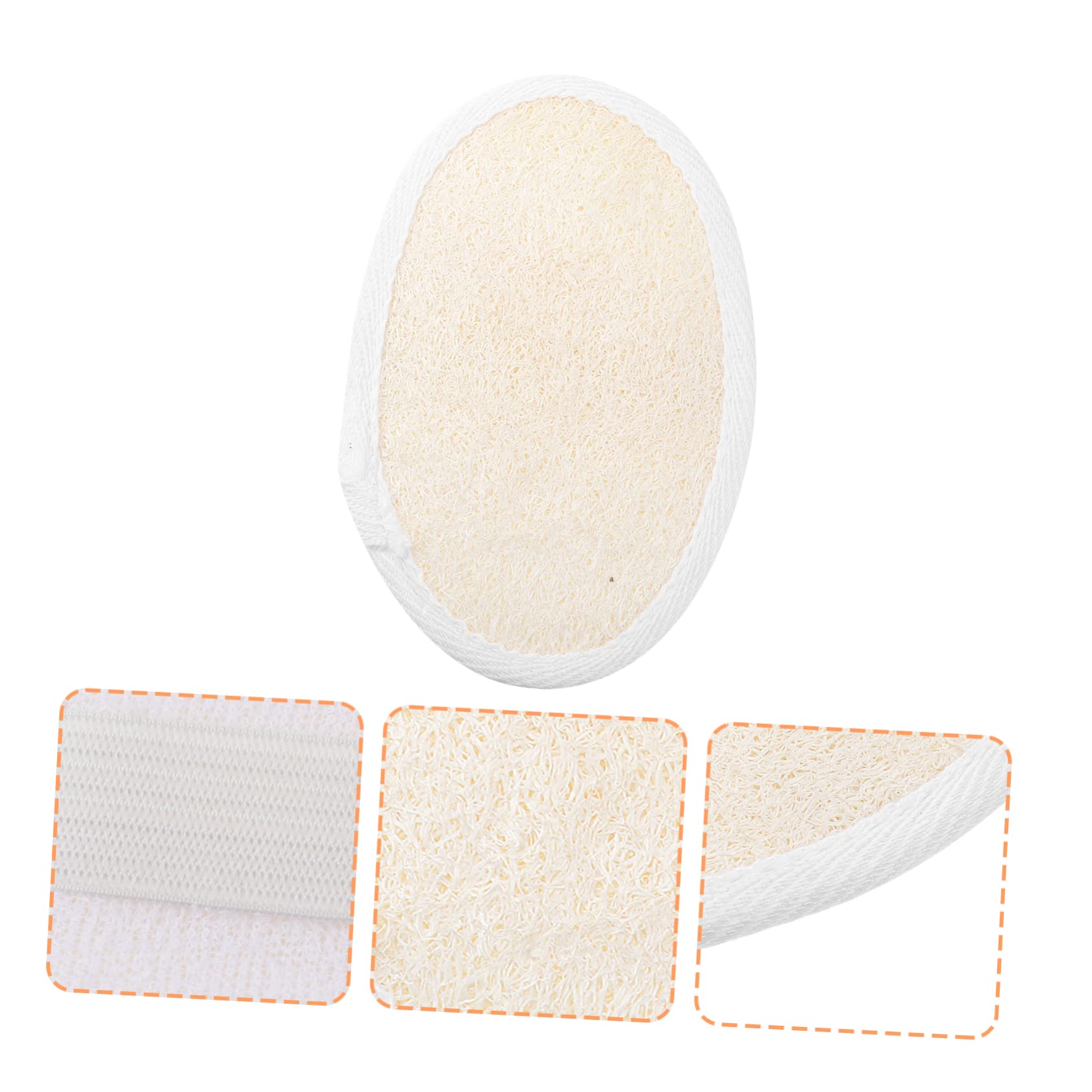 TOPBATHY 9pezzi Spugne Esfolianti Luffa Per Doccia Asciugamani Per Bagno Con Corda Scrub Per Corpo Per Pulizia Profonda e Delicata Della