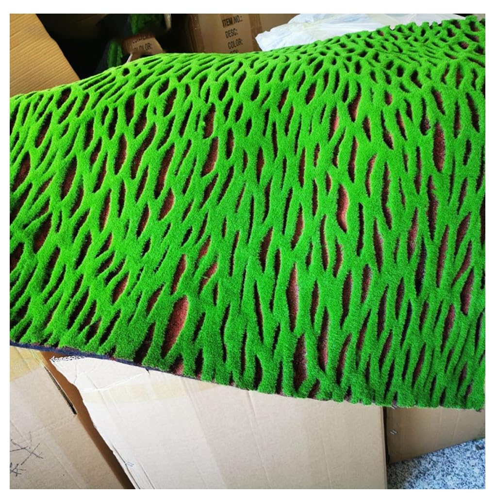 Artificial Moss Mat Roll Faux Forest Moss for Wall Decor, Garden & Crafts(1 Size)