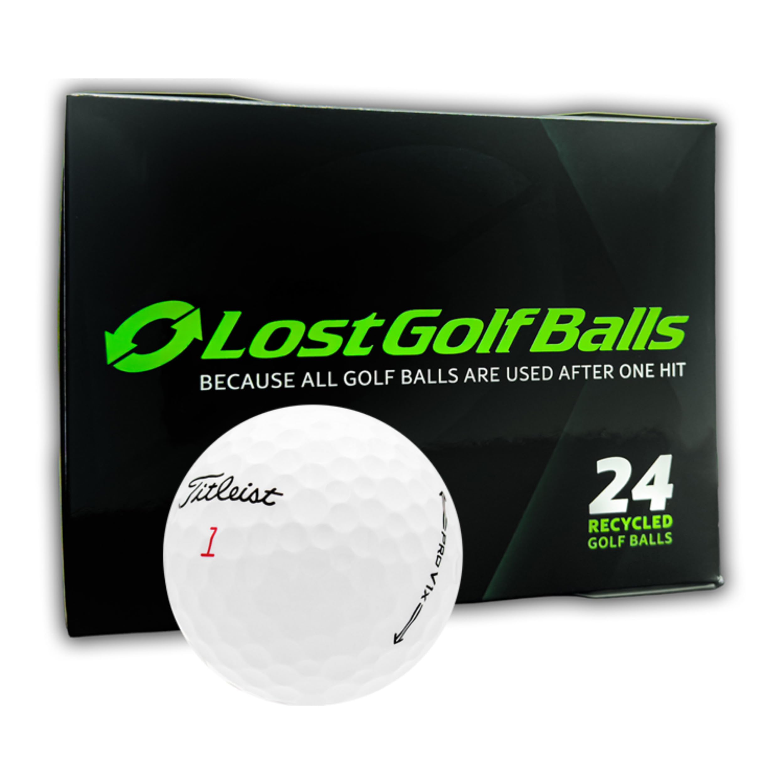 Amazon.co.jp: LostGolfBalls - Titleist Pro V1x ゴルフボール 24個
