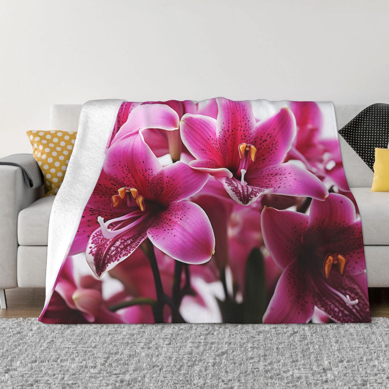 Couverture polaire flanelle rose pour vos soirées cocooning devant la télé