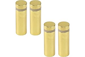 4Pcs Brass Standoffs Copper Wall Mount Standoff Screws Advertising Standoff Nails