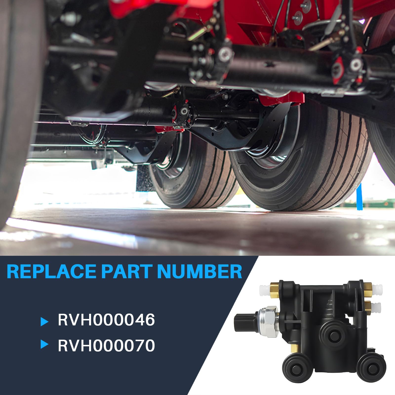 RVH000046 Bloc de valve de suspension pneumatique compatible avec Discovery 3 Discovery 4 Range Rover Sport L320 2,7 L-5,0 L 2004-2016