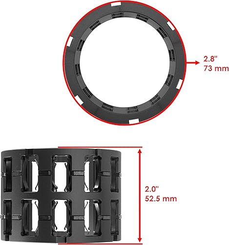 Miniatura 2 de Caltric Jaula de rodillos diferencial delantera compatible con Polaris Scrambler 500 4x4 aluminio 2010-2012