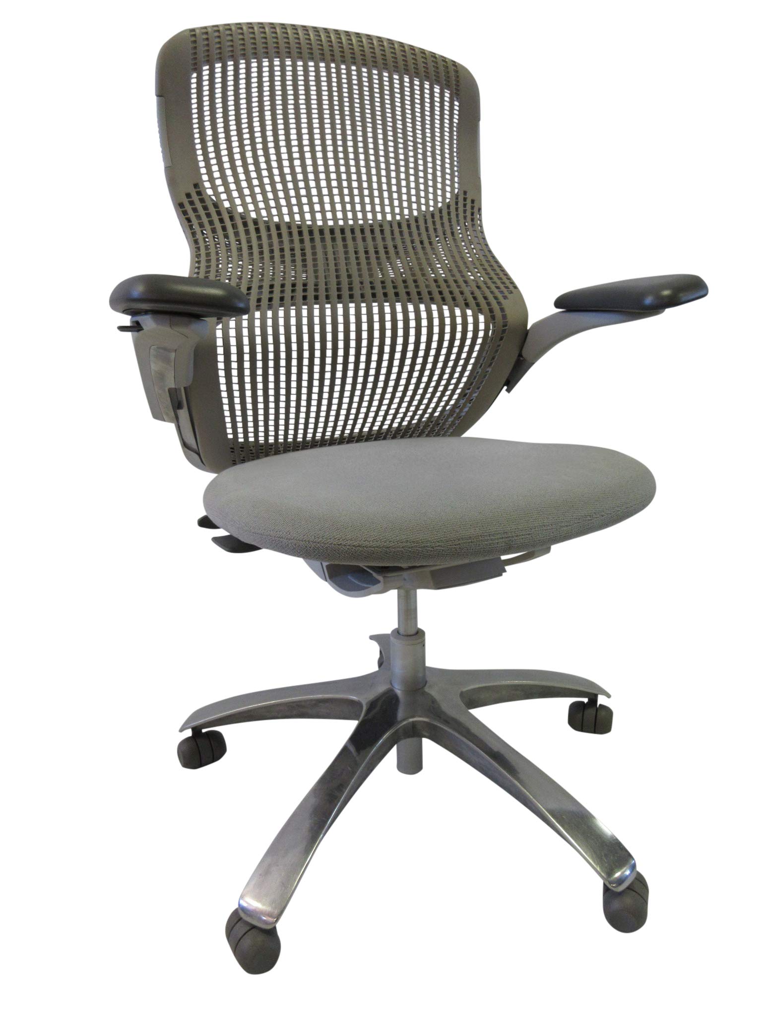 Buy Knoll Generation Grey Office Chair Fully Adjustable Arms with Ergonomic Lumbar Support