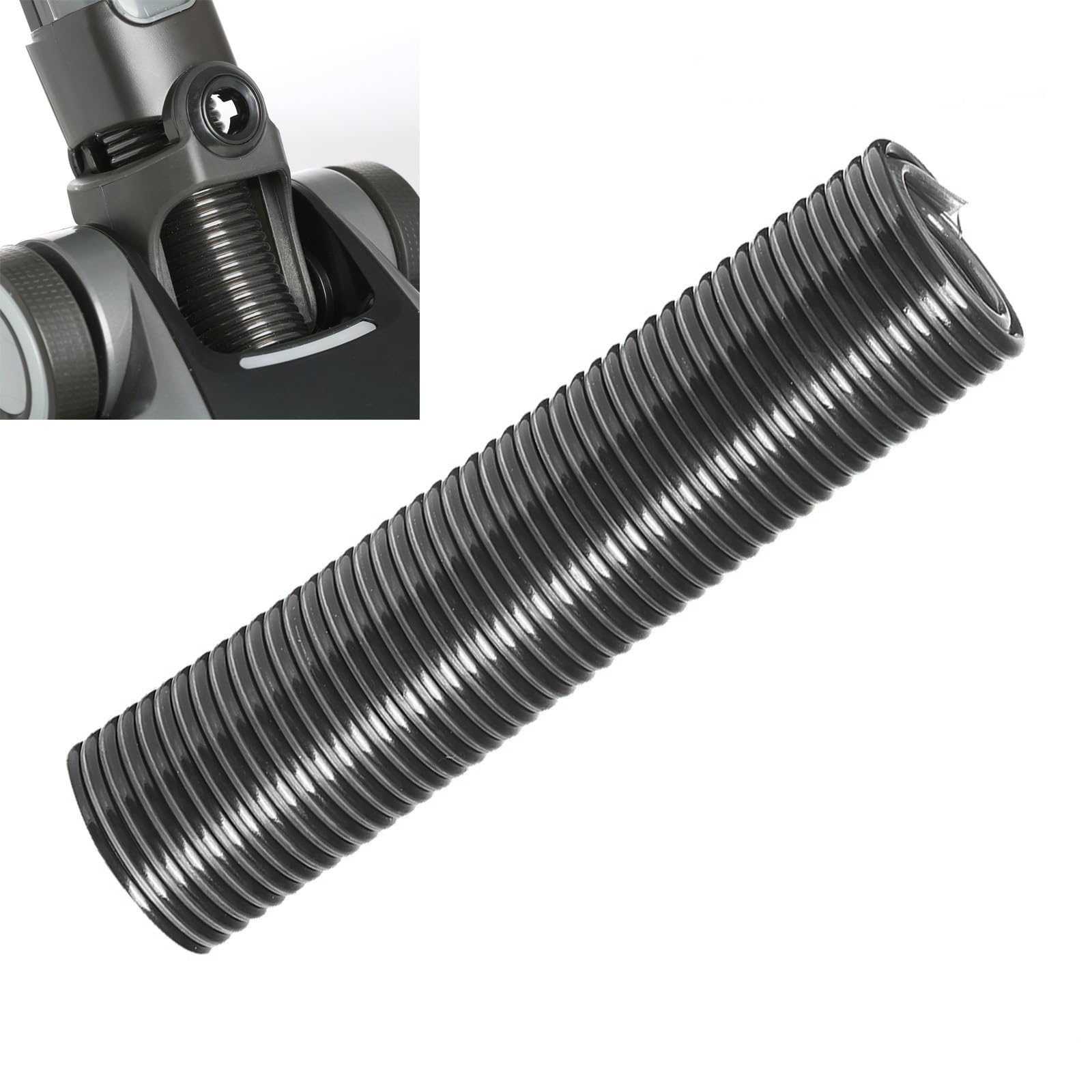 Masterpart Black Vacuum Head Lower Duct Hose Compatible With Shark Nv801, Nv801uk, Nv801ukt Duoclean Vacuum Cleaners