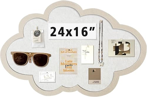 Miniatura 7 de Tablón de anuncios de fieltro con diseño de disco de vinilo – 16 pulgadas, decoración de pared de música retro para oficina y hogar, accesorios