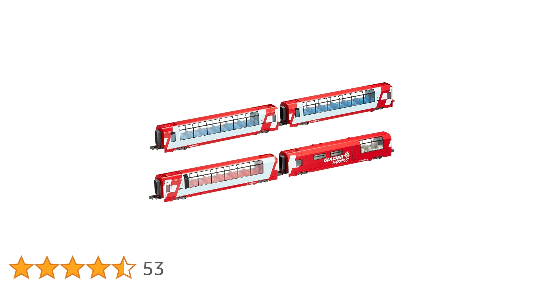 KATO Glacier Express 4両編成セット 10-1146 10-1816 Swiss Alps Glacier Express 3 Cars Set (N scale)