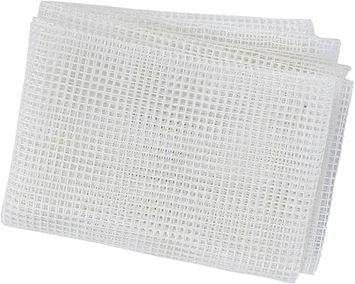 Miniatura 6 de GLOGLOW Lona de malla, 59.1 x 39.4 in, tela de malla, alfombra en blanco, lona de malla con enganche, lona para bricolaje, para enganchar, alfombra,