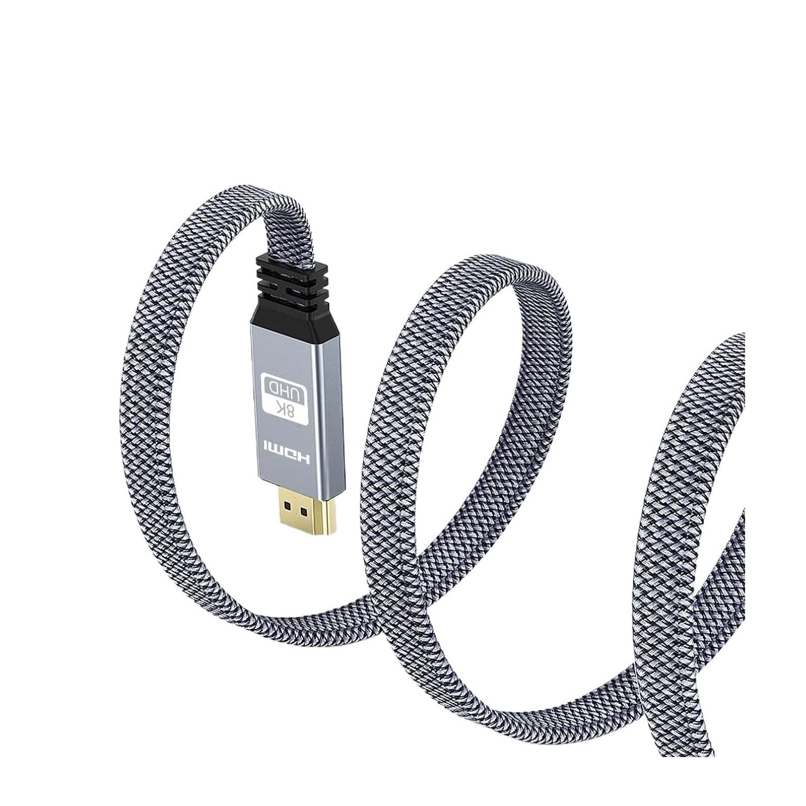 Cavo Piatto HDMI 2.1 (8K@60Hz/4K@120Hz/144Hz, 48Gbps, EARC, HDCP, HDR) - Compatibile Con MIZIQIER, Funziona Con HDTV/laptop/proiettore/PS5(6.6FT-2M-78.7inch)