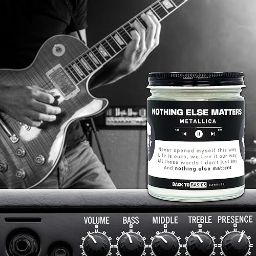 Miniatura 7 de Nothing Else Matters - Vela perfumada de cera de coco de soja vegana de 9 onzas con caja de regalo  Fragancia de bálsamo de abeto  +50 horas de