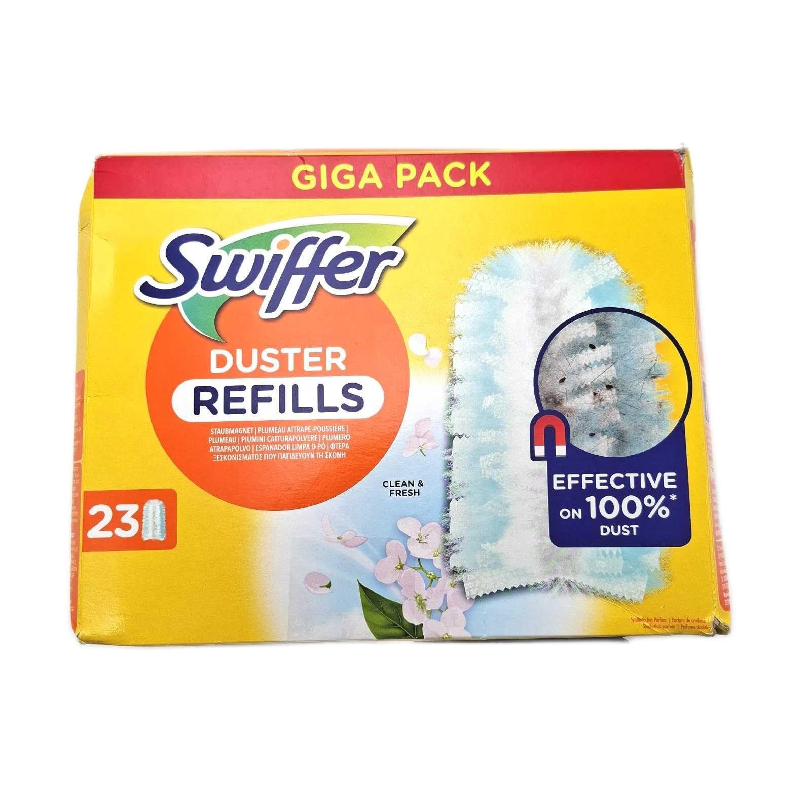 Swiffer Recambioss Edredón atrapapolvo, 3 x 23 unidades, Ambi Pur Perfume. | Atrapa y atrapa el polvo