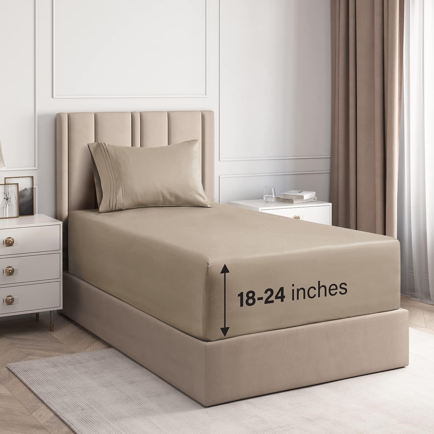 Extra Deep Pocket Sheets 3 Piece Sheet Set Deep Pocket Twin Sheets