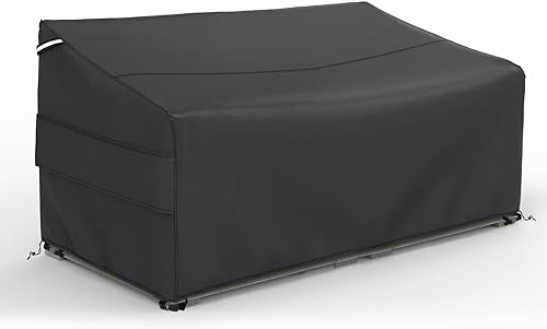 Gasadar Funda impermeable para sofá para exteriores, funda de sofá de 3 plazas, 79 pulgadas de largo x 37 pulgadas de profundidad x 35 pulgadas de