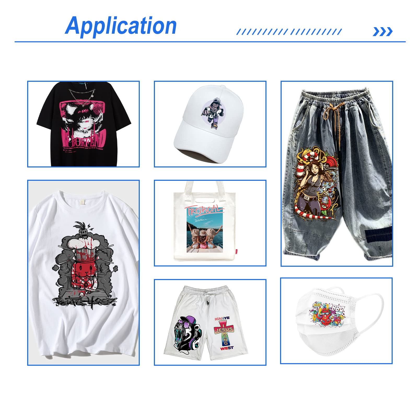 DTF-Transferfolie A4 PET-Wärmeübertragungsrolle für den Direktdruck auf T-Shirts, Kleidung und Textilien (21 cm x 99,7 m) – 100 m