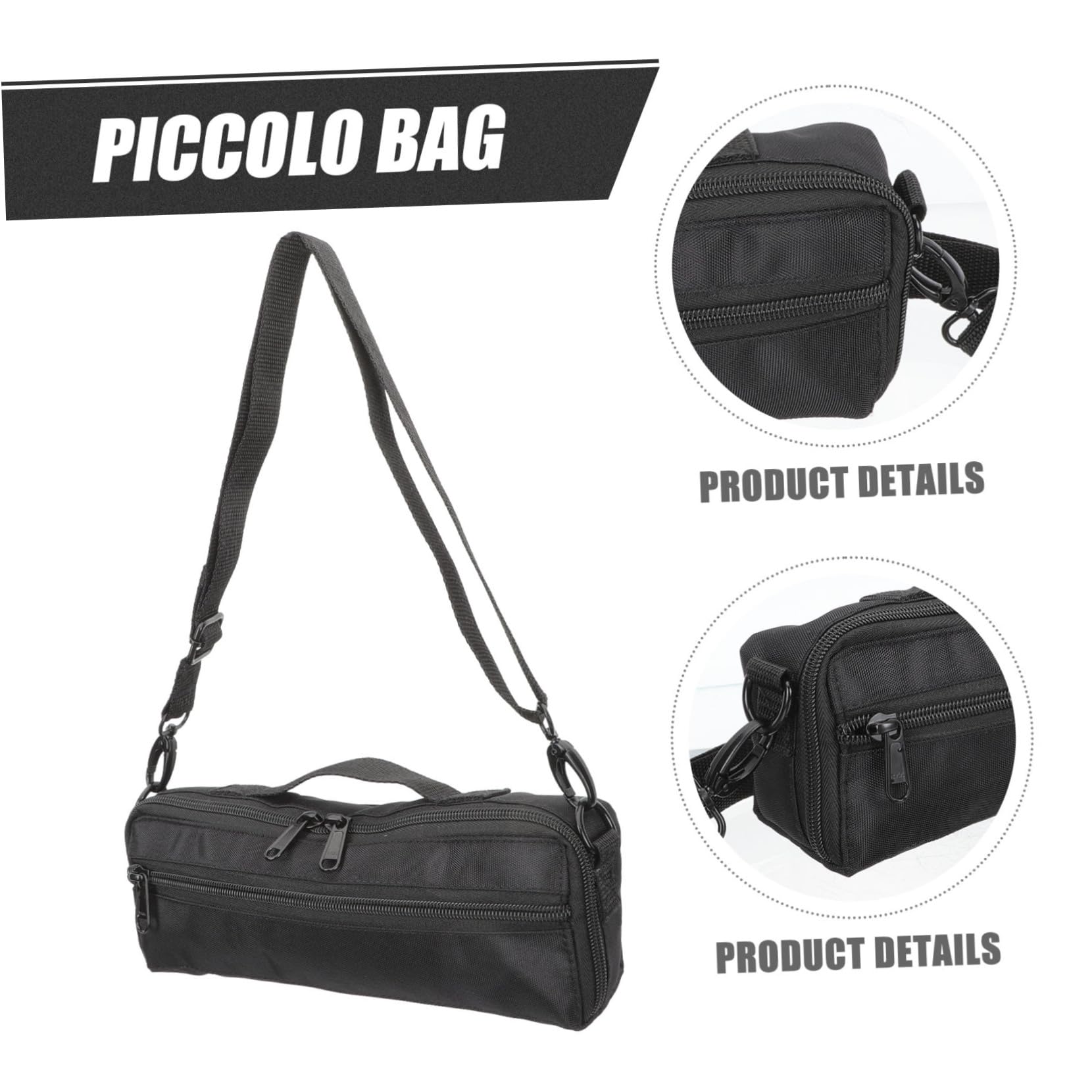 HEMOTON Bolsa De 2 Piezas Para Fugas De Flauta Y Estuche De Transporte. Material Resistente. Diseño Compacto Para Viajes.