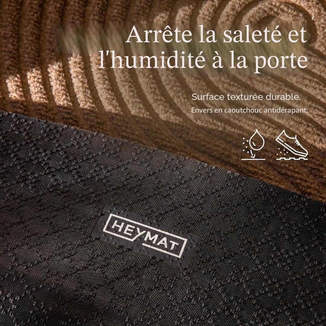 Paillasson d'entrée en sable, tapis d'entrée d'intérieur et d'extérieur imperméable, décoration d'intérieur scandinave moderne, antidérapant, paillasson d'automne, tapis lavable de 61 x 91 cm