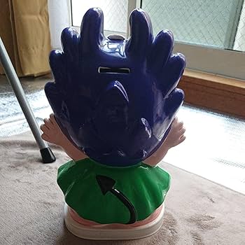 桃太郎電鉄の人気キャラクターキングボンビーの陶器製貯金箱 71aQX9m2rkL._UF350,350_QL80_.jpg