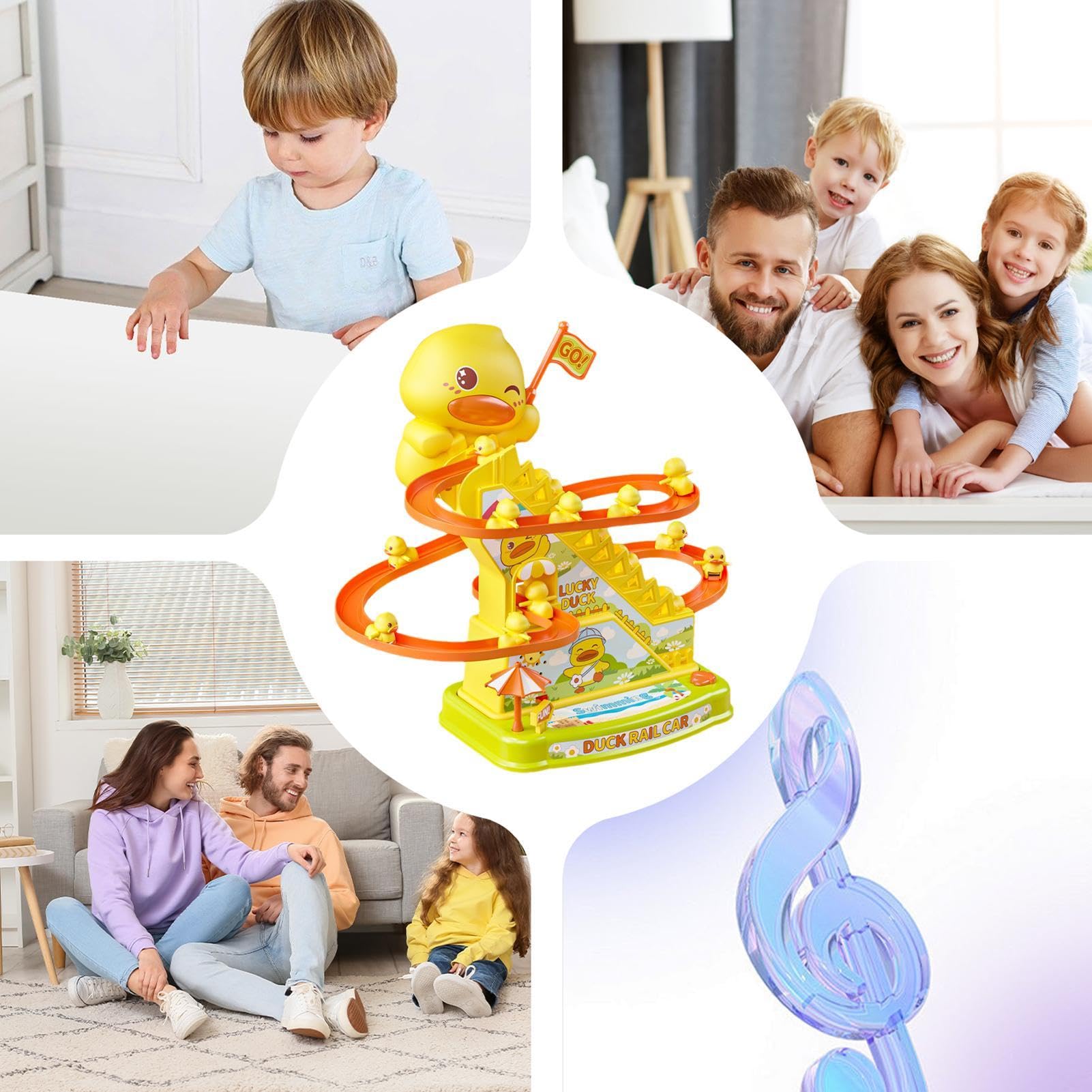 Educational Toddler Toy Duck Buy Kids Mandi Duck Roller Coaster Slide ...