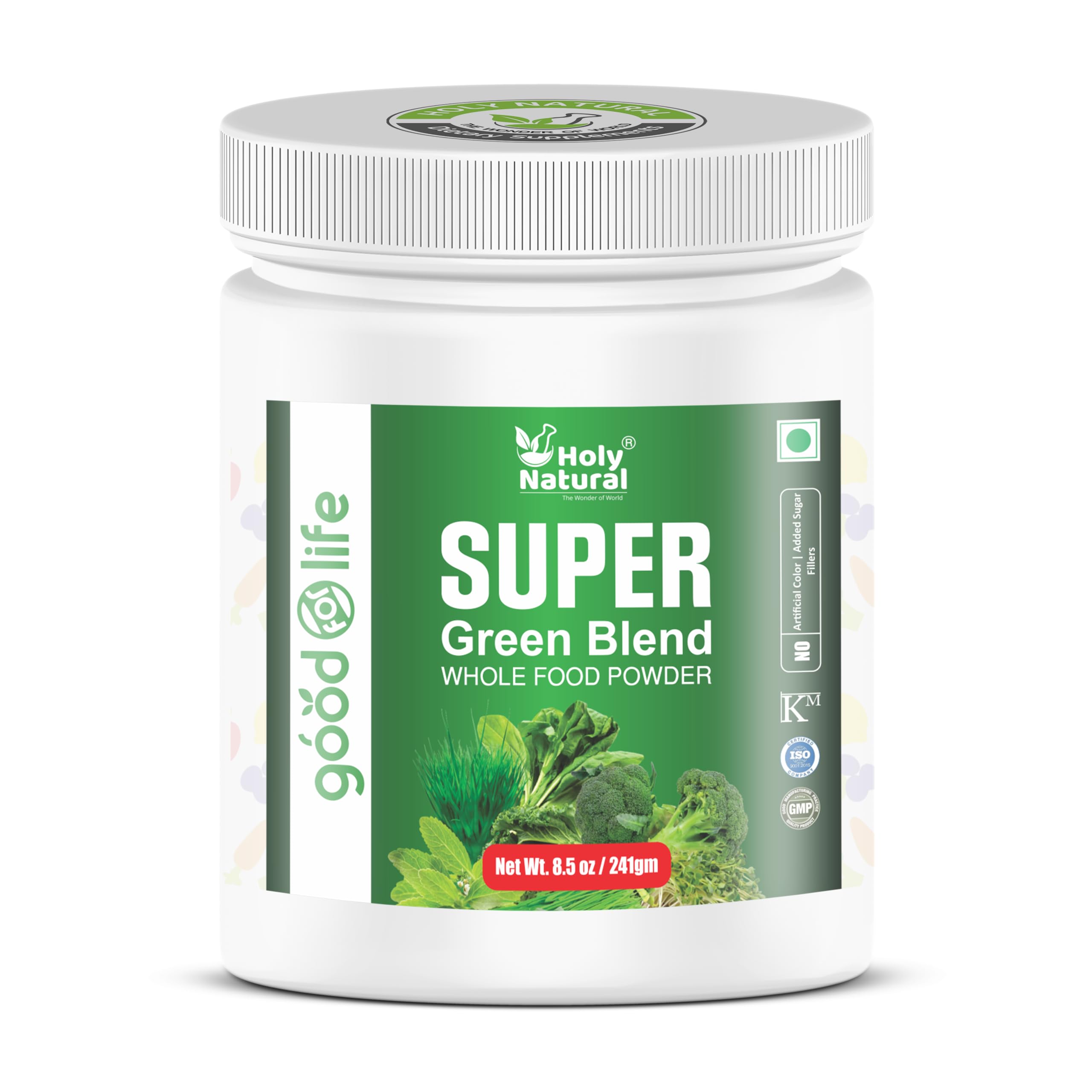 Super Green Blend –241gm /8.5oz I 30 Serving I Green Herbal Blend with Spirulina & Chlorella I Improve Digestion & Optimize Nutrition I Immunity Booster Drink. (B09BF6MTRQ) Amazon Price History, Amazon Price Tracker
