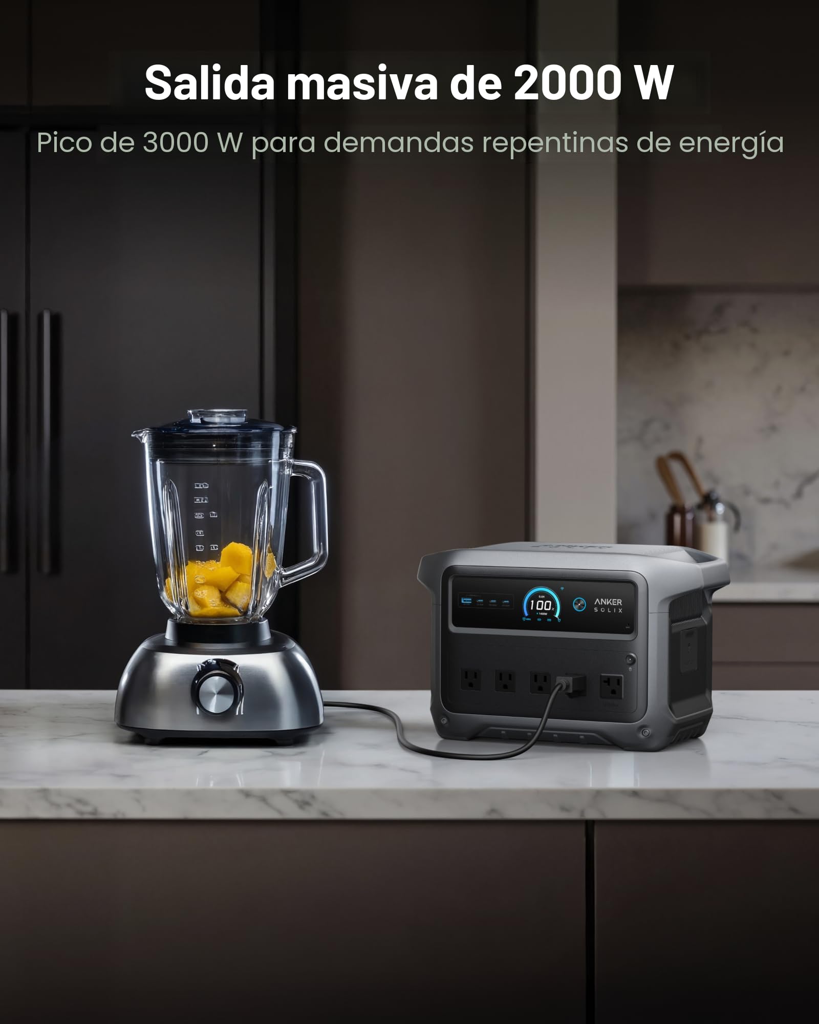 Amazon.com: Anker SOLIX C1000 Gen 2 Estación de energía portátil