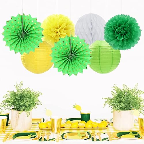 Miniatura 114 de Decoraciones de fiesta de otoño de melocotón beige y naranja, 14 faroles de papel, 14 piezas de otoño de cosecha de Acción de Gracias, cumpleaños