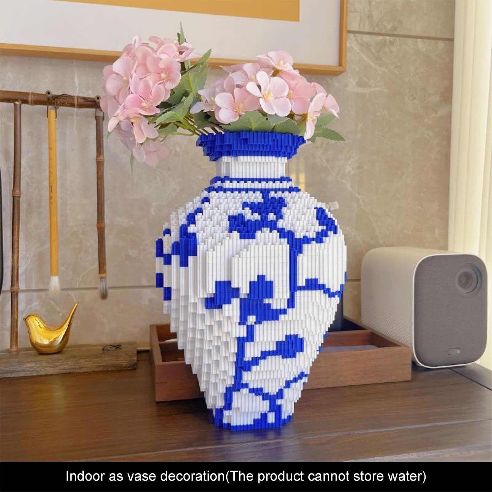 Amazon.com: Blue and White Vase Micro Building Blocks Set