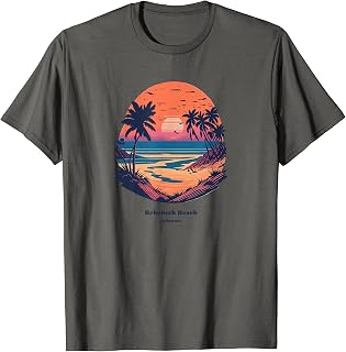 Rehoboth Beach Retro 70s Sunset Ocean Vibe T-Shirt