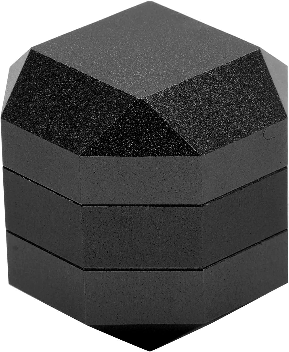 プールキューチョークホルダー 磁気ビリヤードチョークホルダー ポータブルアルミニウム合金3層プールキューチョークボックス 磁気チョークケース ビリヤードキューアクセサリー ブラック お金を節約