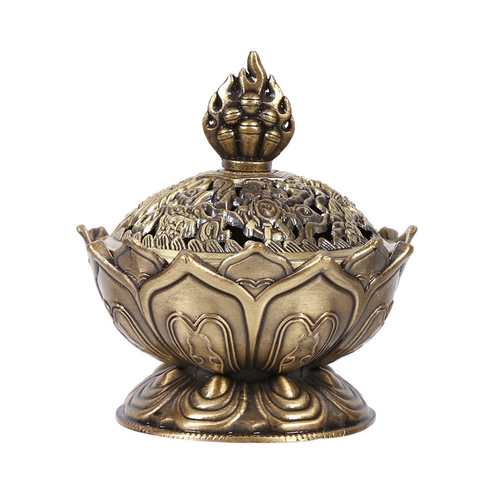 Amazon.com: Backflow Incense Holder with Lotus Incense Bowl - Zinc