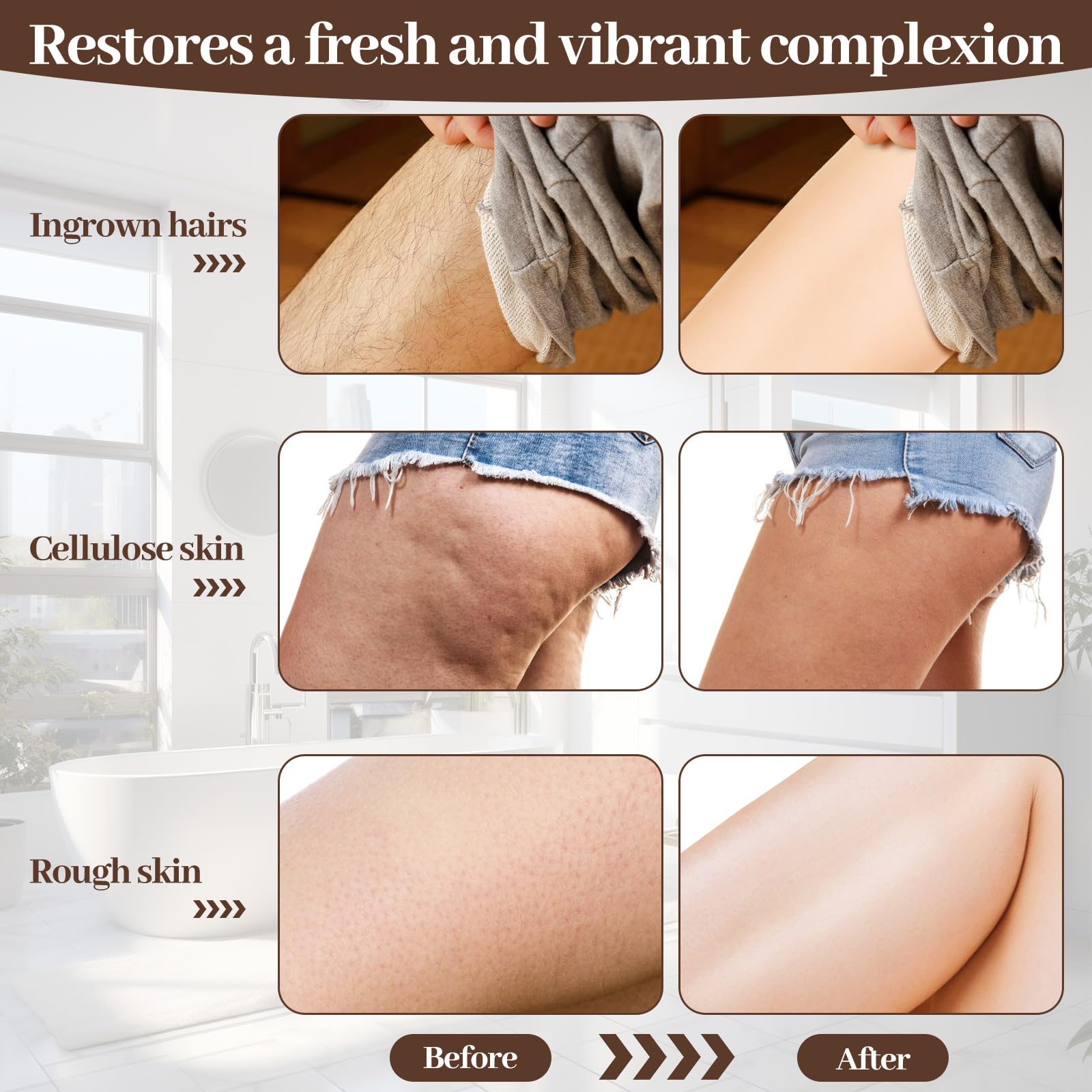 2 cepillos secos, corporal con finos alambres de cobre y cerdas de crin de caballo, cerdas naturales, exfoliante, promueve el drenaje linfático y la regeneración de la piel (2 unidades