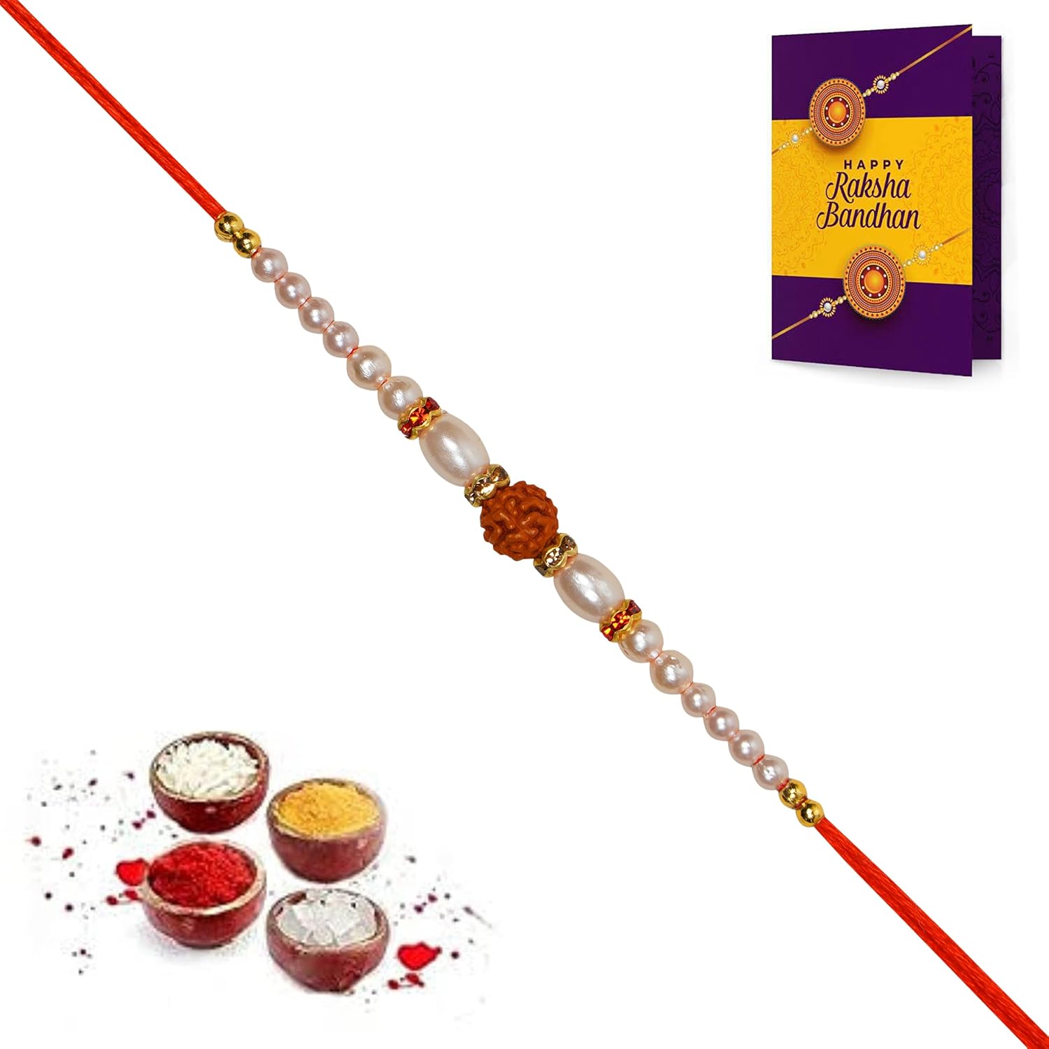 Rakhi for Brother Rakhi Set Rakhi Designer Raksha Bandhan Indian Bracelet Beads Rakhi Thread Bhaiya Bhabhi Rakhi Bracelet metallic