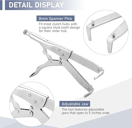 Miniatura 3 de ATPEAM Herramienta de sujeción del volante del embrague de la motocicleta, cubo de embrague, cesta de engranajes, herramienta de soporte
