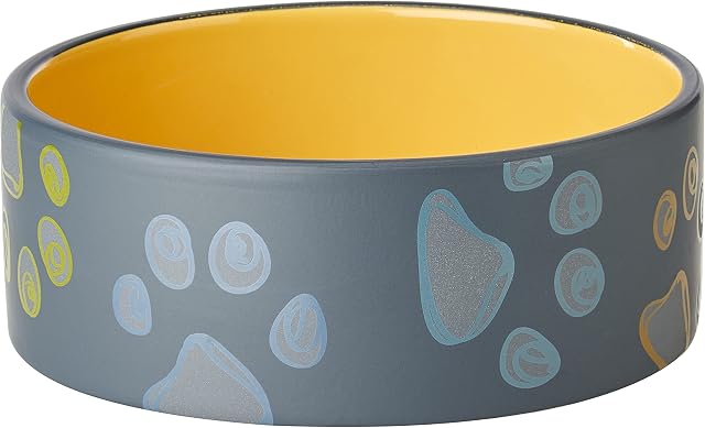 Trixie Jimmy Ceramic Dog Bowl, Assorted Colors, 15 cm