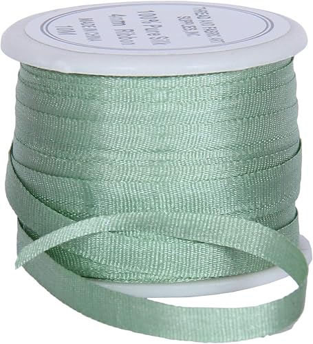 Miniatura 9 de Threadart Cinta de seda 100  pura - Morera de 0157in - No 568-3 tamaños - 50 colores