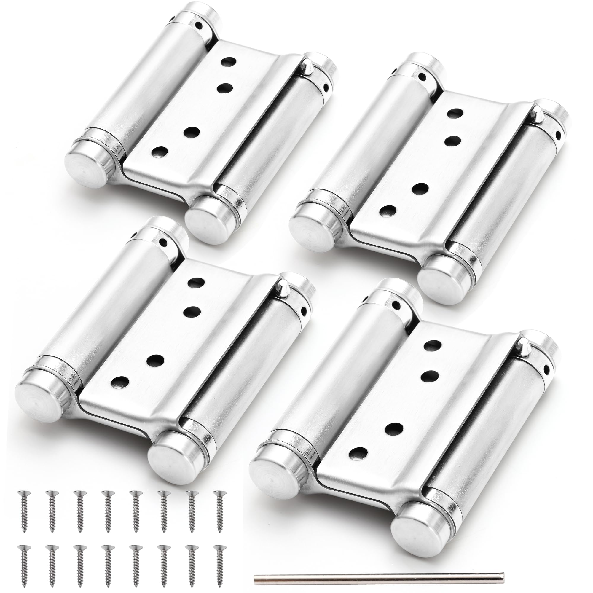 Amazon.com: KOLET Double Action Door Hinges, 3 Inches, Brushed