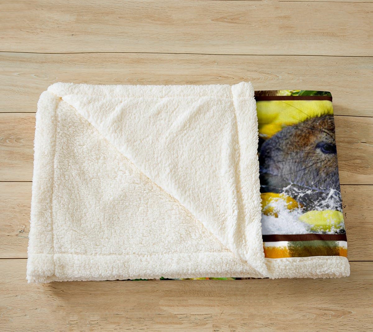 Homemissing Capybara Fleece Throw Blanket Kids Gifts for Capybara Lovers Plush Blanket for Bed Sofa Cartoon Capybara Animals Lovers Sherpa Blanket Plaid Grid Green Fuzzy Blanket Double 60x79 Inch - Image 3