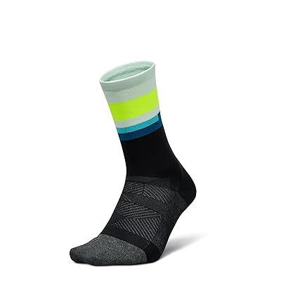 Feetures Elite Ultra Light Mini Crew Crew Cut Socks Shoes Bayside Black