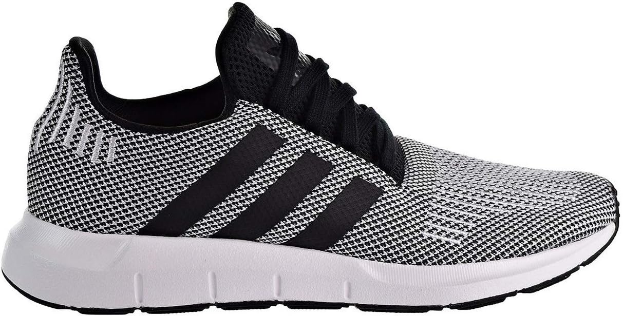 adidas Originals Men's Swift Running Shoes (8 D(M) US, Black/Black/White)