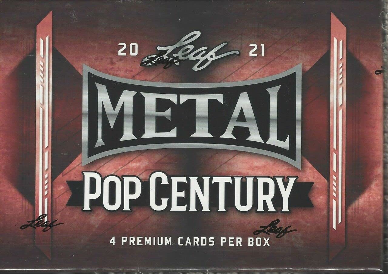 Amazon.com: 2021 Leaf Metal Pop Century box (4 premium cards/bx